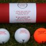 Glory Golf Balls Jeremiah/Job Three balls with tube